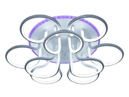 Купить Люстра светодиодная Галактика 170 Вт ф620x165 белый в интернет-магазине Akvilon.kz