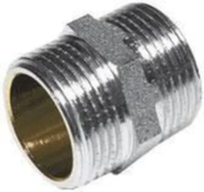 Купить Ниппель латунный Valtec наруж-наруж резьба 1/2 в интернет-магазине Akvilon.kz