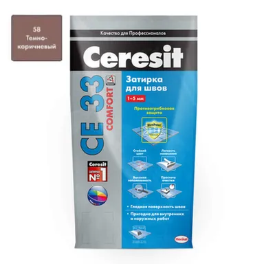 Купить Затирка для швов кафеля Comfort Шоколад 2 в интернет-магазине Akvilon.kz