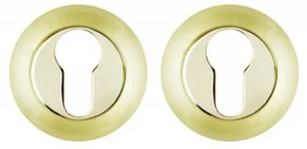 Купить Накладка под цилиндр ET RM SG/GP-4 матовое золото/золото, Fuaro в интернет-магазине Akvilon.kz