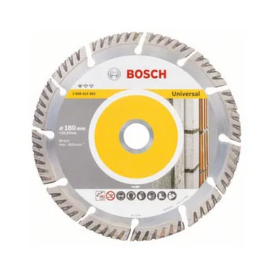 Купить Алмазный диск для УШМ универсальный Ø180 мм Universal, Bosch в интернет-магазине Akvilon.kz