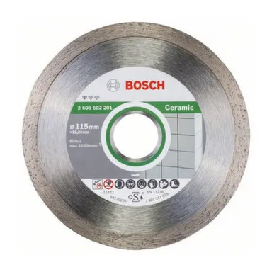 Купить Алмазный диск для УШМ по керамике Ø115 мм Standard Ceramic, Bosch в интернет-магазине Akvilon.kz