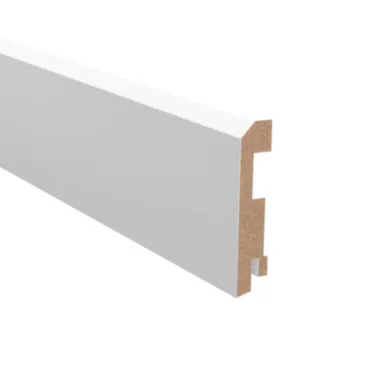 Купить Плинтус МДФ 80x16x2070мм софт тач белый в интернет-магазине Akvilon.kz