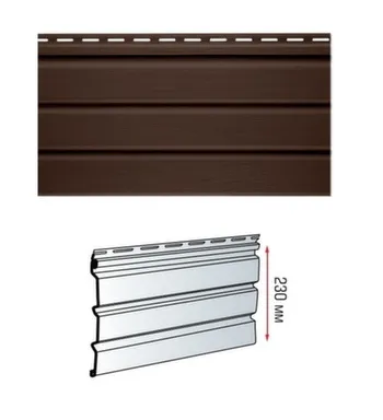 Купить Софит Альта Профиль коричневый 3000x230 мм в интернет-магазине Akvilon.kz