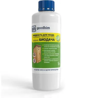 Купить Жидкость по уходу за септиками и выгребными ямами "Биодача", 1 л Goodhim в интернет-магазине Akvilon.kz