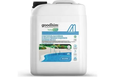 Купить Очиститель бассейнов и искусственных водоемов Goodhim 550 ECO без хлора, 5 л. в интернет-магазине Akvilon.kz