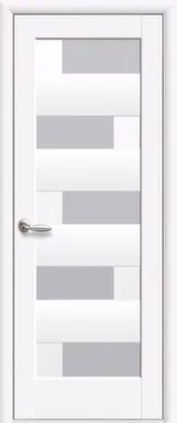 Купить Дверь межкомнатная Ностра Пиана остекленное Белый матовый 700 НОВЫЙ СТИЛЬ в интернет-магазине Akvilon.kz