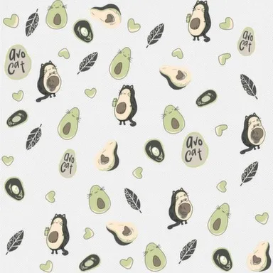 Купить Обои бумажные Авокоты-00, мотив, 0,53x10 м, Саратовские обои в интернет-магазине Akvilon.kz