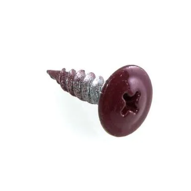 Купить Саморезы для тонк. пластин 4,2x16 (темно красный/белый цинк 200 шт), Стройбат в интернет-магазине Akvilon.kz