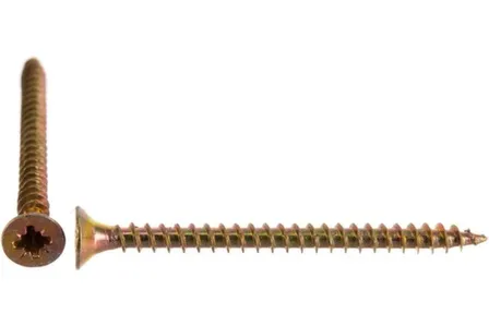 Купить Саморезы универсальные 3x40 (желтый цинк 200 шт), Стройбат в интернет-магазине Akvilon.kz