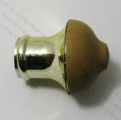 Купить Наконечник ПАРИЖ латунь дерево D28 (1шт) в интернет-магазине Akvilon.kz