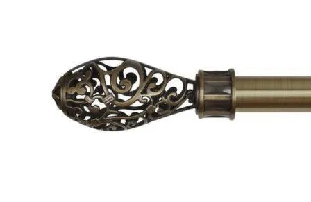 Купить Наконечник ВЕРСАЛЬ золото антик D25 (1шт) в интернет-магазине Akvilon.kz