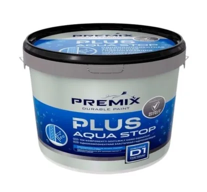Купить Мастика гидроизоляционная Aqua Stop, 15 кг, Premix в интернет-магазине Akvilon.kz