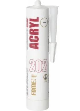 Герметик акриловый 202, белый, 310 мл, Fome flex в интернет-магазине Akvilon.kz