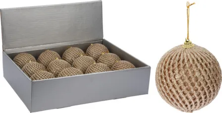 Купить Ёлочное украшение Шар диам. 10см, Koopman в интернет-магазине Akvilon.kz