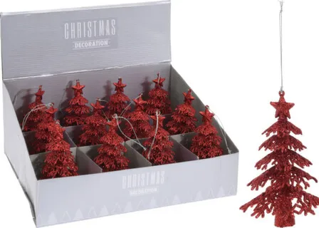 Купить Декорация подвесная Ёлка разм. 9x9x16см, Koopman в интернет-магазине Akvilon.kz