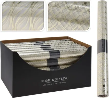 Купить Ткань для декорирования, золото, 36,5x200 см, в ассортименте, Koopman в интернет-магазине Akvilon.kz