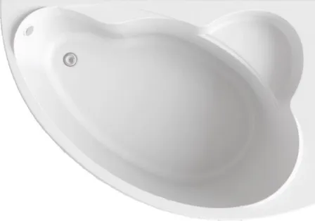 Купить Ванна акриловая Лагуну, правая, 170x110 см, BAS в интернет-магазине Akvilon.kz