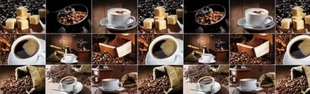 Купить Кухонный фартук ПВХ Кофе 600x3000мм в интернет-магазине Akvilon.kz