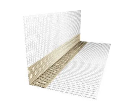 Купить Профиль ПВХ штукатурный углозащитный 4 мм с сеткой, 100x150x3000 мм, Ideal в интернет-магазине Akvilon.kz