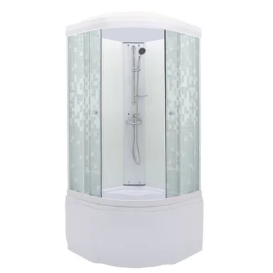 Купить Душевая кабина Мозайка, высокий поддон, 90x90 см, Triton в интернет-магазине Akvilon.kz