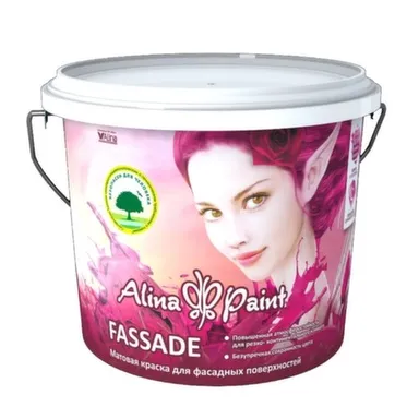 Купить Краска акриловая Fassade 25 кг для наруж и внутр работ, Alina Paint в интернет-магазине Akvilon.kz