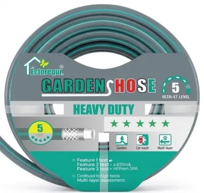 Садовый шланг Europe Design 1/2" х 25 м в интернет-магазине Akvilon.kz