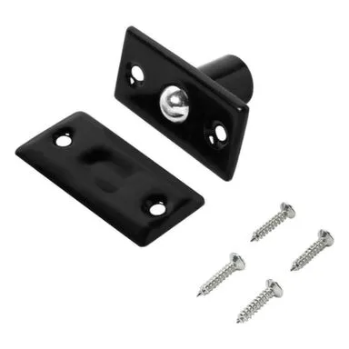 Купить Защелка дверная Стандарт шариковая, Аллюр Черный в интернет-магазине Akvilon.kz