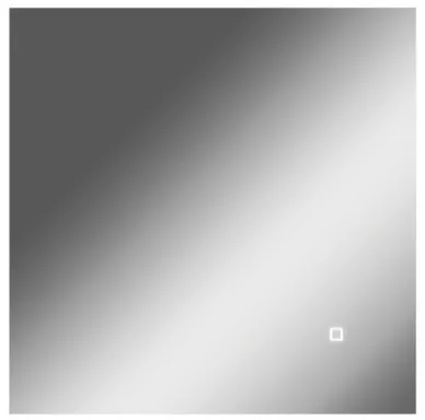 Купить Зеркало Минск с подсветкой Sansa 60 см, Домино в интернет-магазине Akvilon.kz