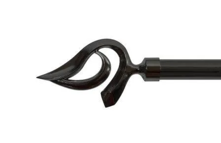 Купить Наконечник ГЕНУЯ черный никель D19 (2шт) в интернет-магазине Akvilon.kz