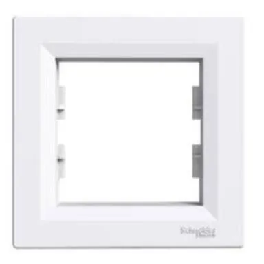 Купить Белая рамка 1- местная Asfora в интернет-магазине Akvilon.kz