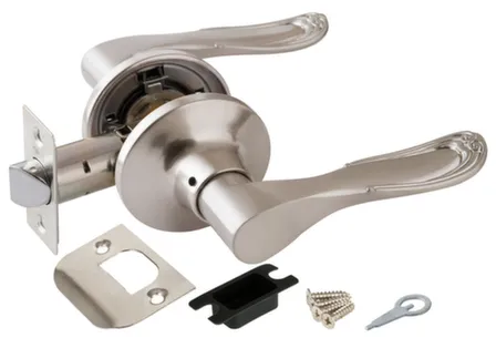 Купить Ручка-защелка межкомнатная 6030 без фиксатора Punto Матовый никель в интернет-магазине Akvilon.kz