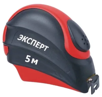 Купить Рулетка 5м/19мм, прорезиненный корпус с автостопом, Эксперт в интернет-магазине Akvilon.kz