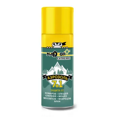 Купить Аэрозоль Extreme 7в1, от комаров, клещей, мошки, мокрецов, слепней, москитов, блох, 100 мл, Nadzor в интернет-магазине Akvilon.kz