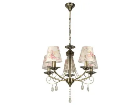 Купить Люстра Альфа Е14x5x60 Вт - 15 м2 бронза в интернет-магазине Akvilon.kz