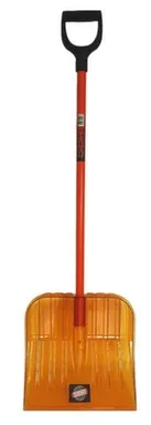 Купить Лопата снеговая 430x360, поликарбонат, металлический черенок, SIBIR в интернет-магазине Akvilon.kz