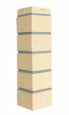 Купить Угол наружный Состаренный кирпич 390x120 мм шампань в интернет-магазине Akvilon.kz