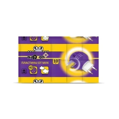 Купить Пластины от мух, без запаха, 10 шт, Nadzor в интернет-магазине Akvilon.kz
