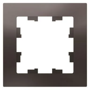 Купить Рамка 1-местная,серия AtlasDesign мокко в интернет-магазине Akvilon.kz
