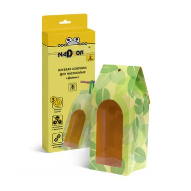 Купить Клеевая ловушка для ос Домик, 2 шт, Nadzor в интернет-магазине Akvilon.kz