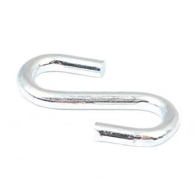Купить Крючок S-обр. 3мм (белый цинк 5 шт), Стройбат в интернет-магазине Akvilon.kz