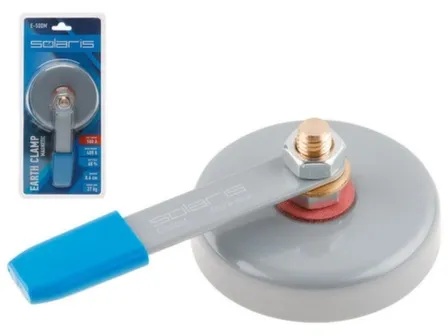 Купить Клемма заземления 500А E-500M магнитная в блист. Solaris в интернет-магазине Akvilon.kz