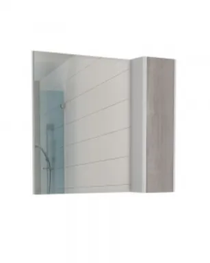 Купить Зеркало Uno дуб серый левый/правый 80 см, Домино в интернет-магазине Akvilon.kz