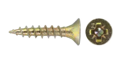 Купить Шуруп универсальный желтый 3x20 в интернет-магазине Akvilon.kz