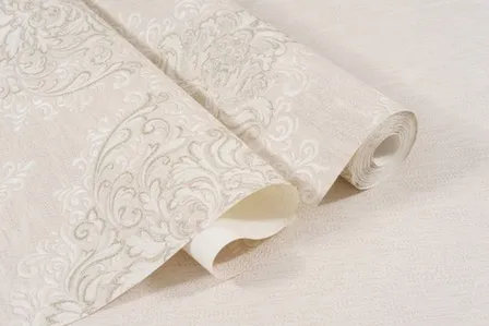 Купить Обои виниловые на флизелиновой основе Опера, мотив, бежевый холодный, 1,06x10 м, Domingo в интернет-магазине Akvilon.kz