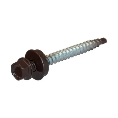 Купить Саморез кровельный 4,8x51 коричневый RAL 8017 в интернет-магазине Akvilon.kz
