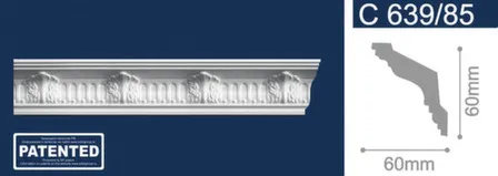 Купить Плинтус потолочный 66x42x2000мм, Solid в интернет-магазине Akvilon.kz