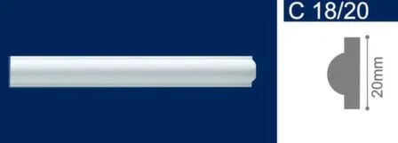 Купить Молдинг 20x2000мм, Solid в интернет-магазине Akvilon.kz