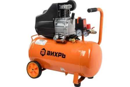 Купить Компрессор воздушный 50 л 240 л/мин 1600 Вт, КМП-240/50, Вихрь в интернет-магазине Akvilon.kz