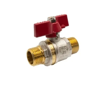 Купить Кран шаровой 1/2" НР-НР рукоятка бабочка, Fado New в интернет-магазине Akvilon.kz